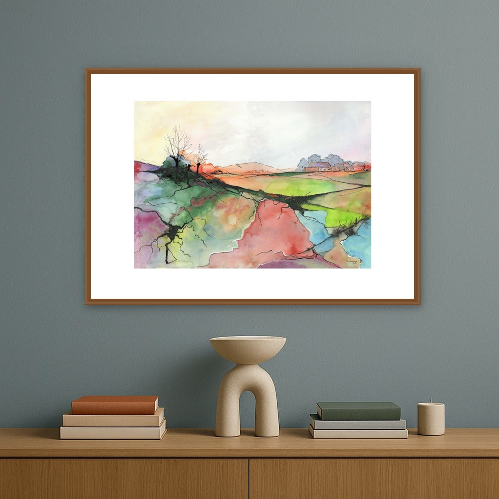 Landscape No.6 - Framed Fine Art Print