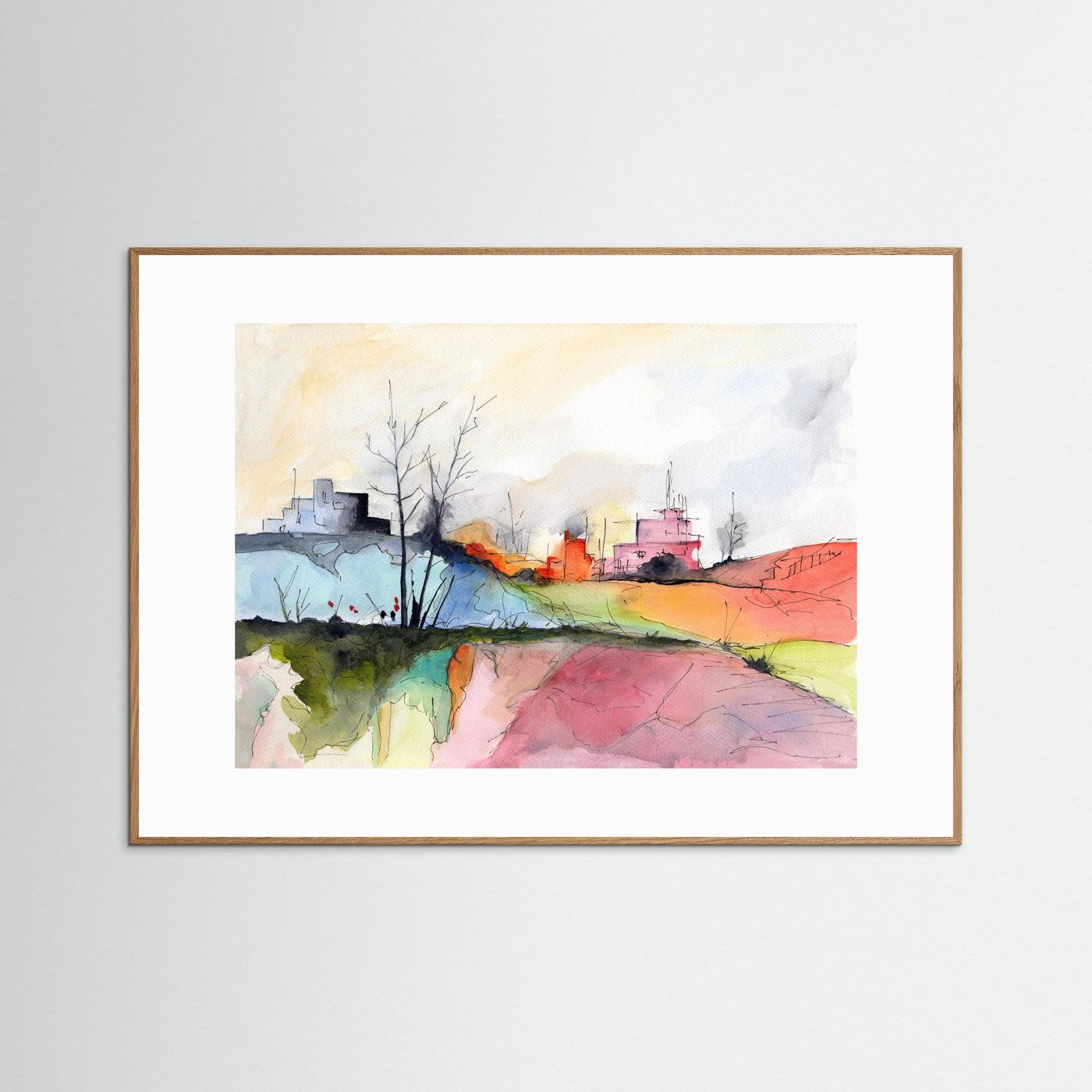 Landscape No.3 - Framed Giclee Print