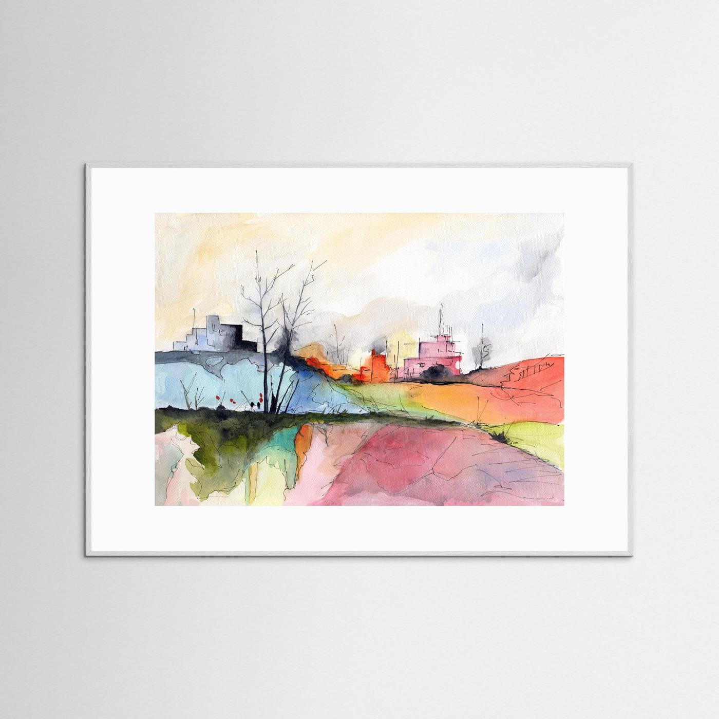 Landscape No.3 - Framed Giclee Print