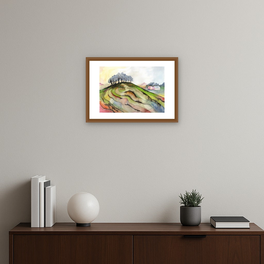 The Hill - Framed Fine Art Print