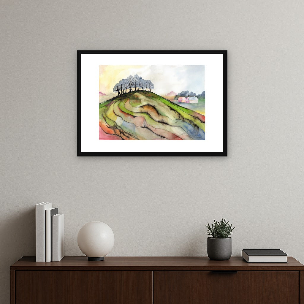 The Hill - Framed Fine Art Print
