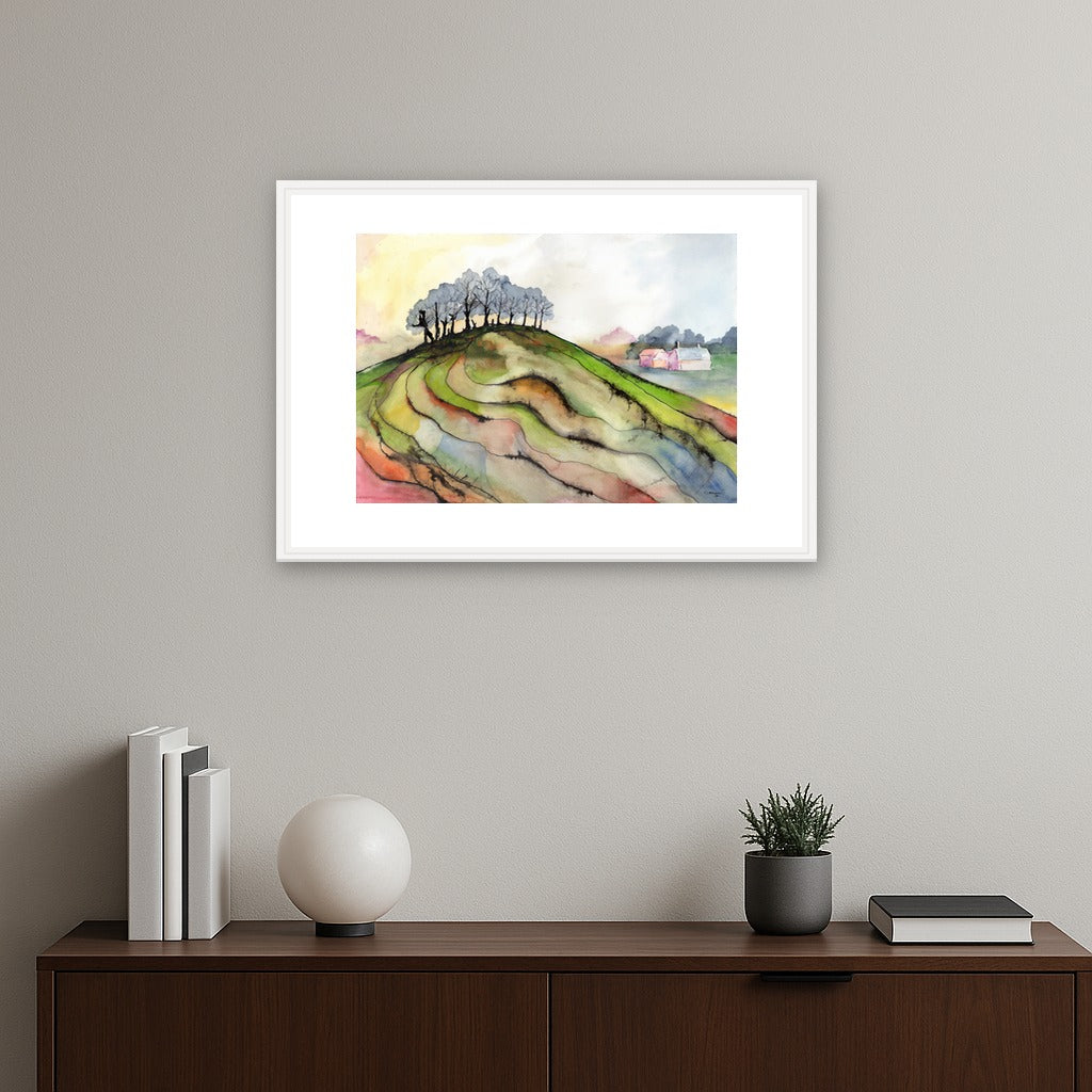 The Hill - Framed Fine Art Print