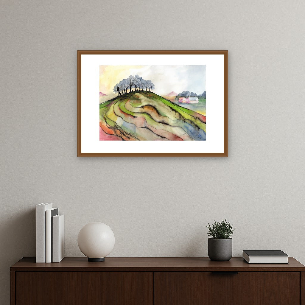 The Hill - Framed Fine Art Print
