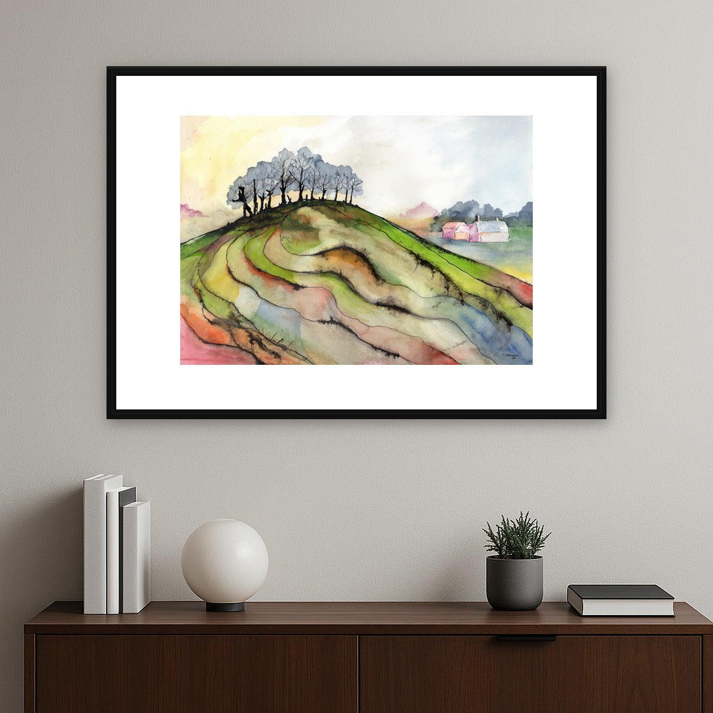 The Hill - Framed Fine Art Print