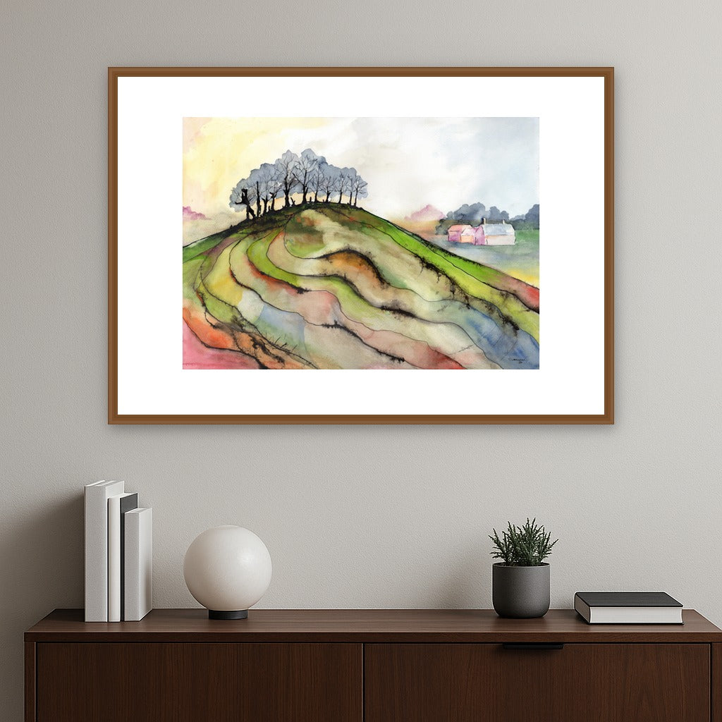 The Hill - Framed Fine Art Print