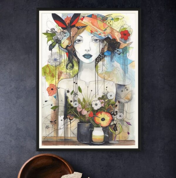 Saga - Contemporary Art Nouveau Limited Edition Print